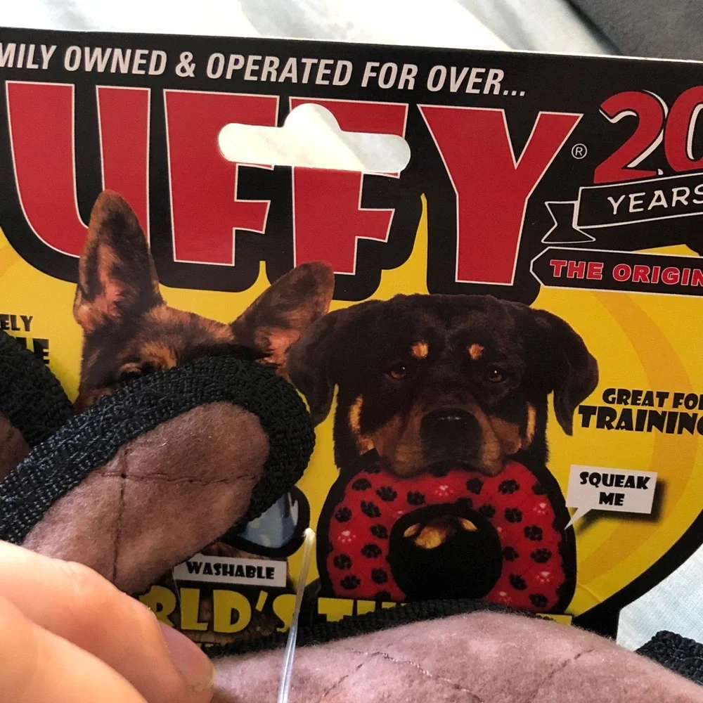 Durable Brown Bunny Dog Toy